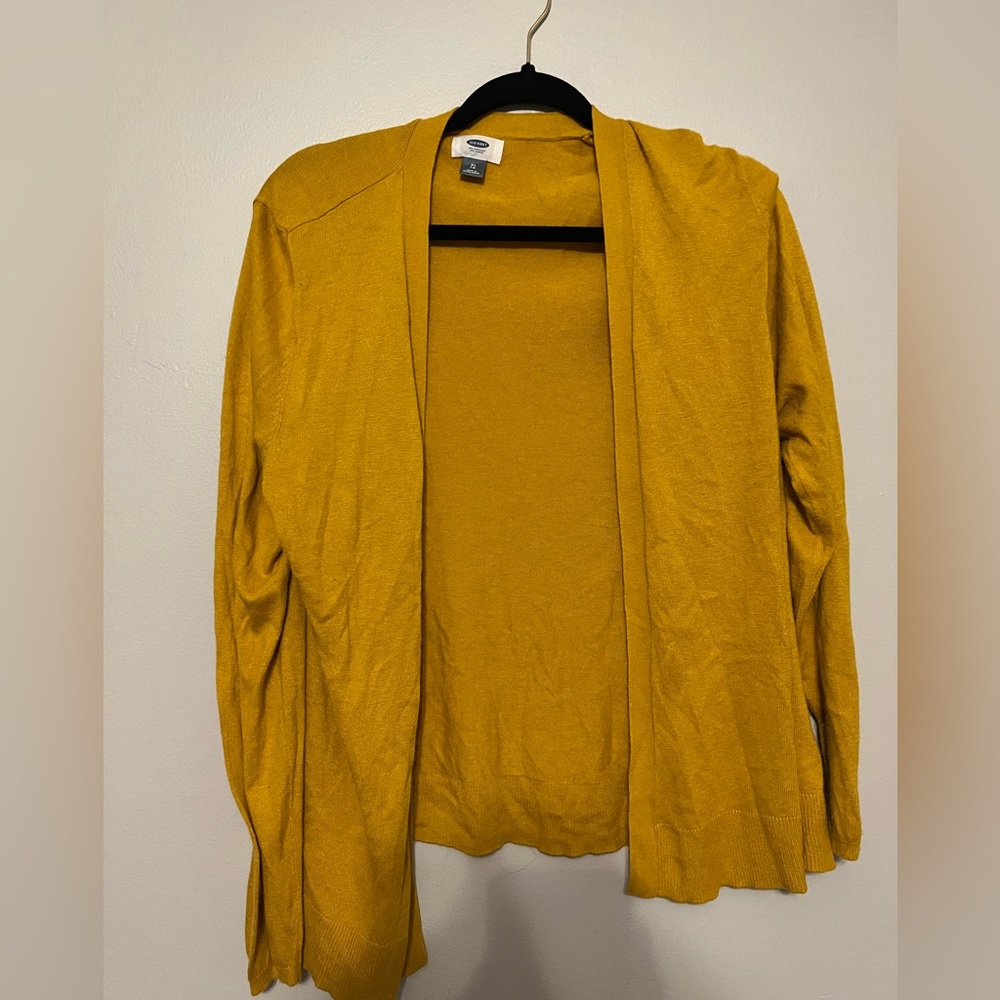 Yellow Old Navy Cardigan